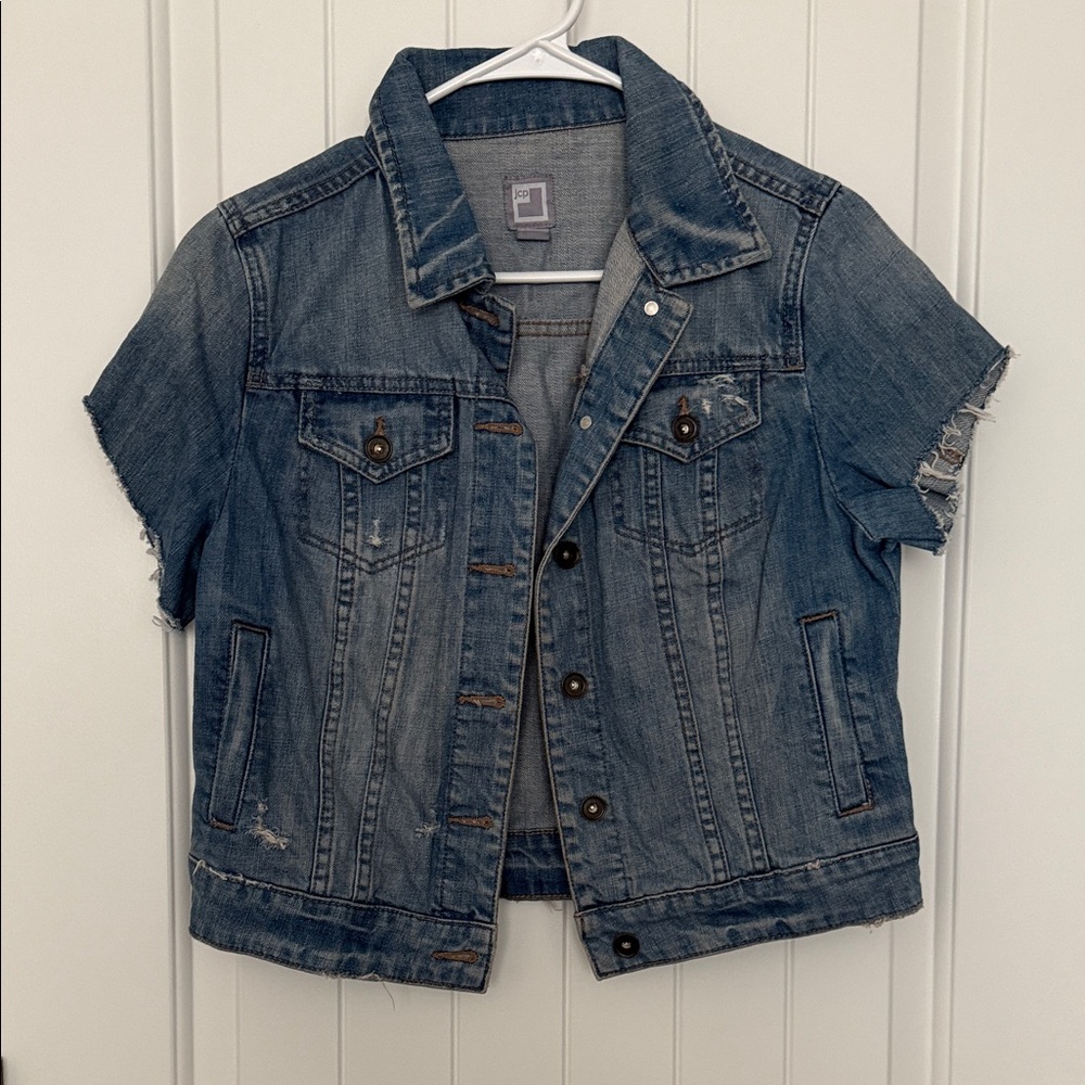 JCPenney Women's Blue Jean Jacket